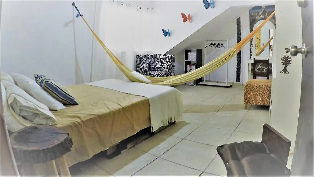 Pensionat La Casa Del Arbol Hotell Cancún Mexiko